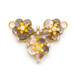 FLORAL TRINITY GOLD MANGALSUTRA- 22K JEWELLERY