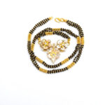 FLORAL TRINITY GOLD MANGALSUTRA- 22K JEWELLERY