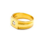 GILDED HORIZON MEN'S GOLD RING - 22K JEWELLERY