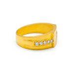 GILDED HORIZON MEN'S GOLD RING - 22K JEWELLERY
