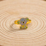KOALA CUDDLE KIDS GOLD RING - 22K JEWELLERY