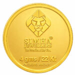 SIMHA 22K (916.7) 4GM GOLD COIN