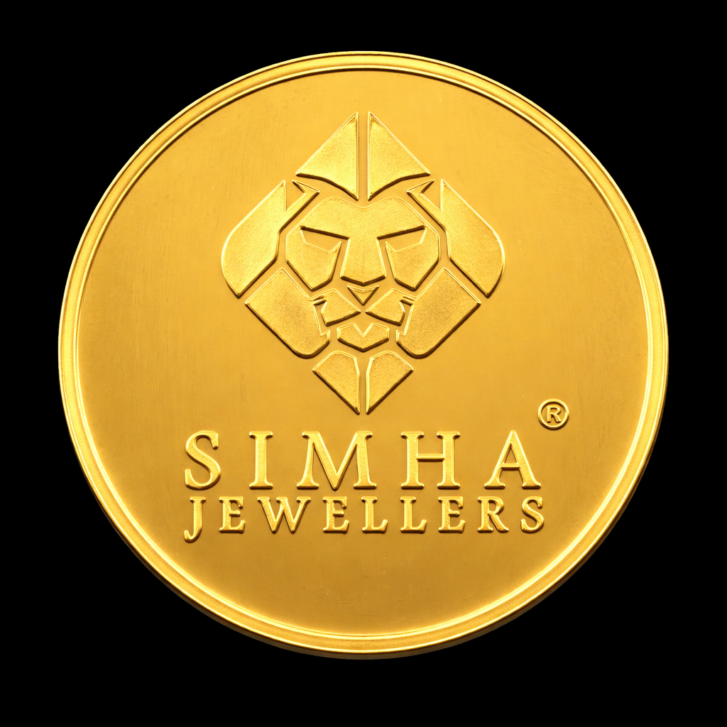 SIMHA 22K (916.7) 8GM GOLD COIN SIMHA 22K (916.7) 8GM GOLD COIN