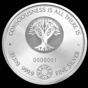 SIMHA MMTC ADI SHANKARACHARYA 31.10GM SILVER COIN