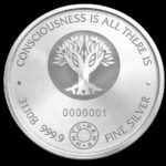 SIMHA MMTC MAHARISHI MAHESH YOGI 31.10GM SILVER COIN