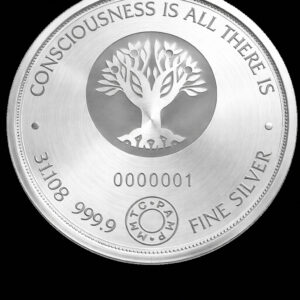 SIMHA MMTC SWAMI BRAHMANANDA SARASWATI 31.10GM SILVER COIN