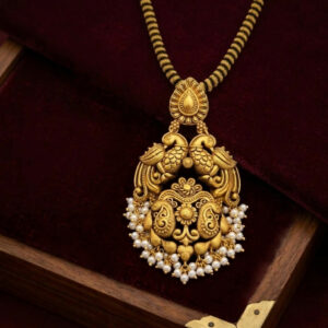 GOLDEN PEACOCK GRACE MANGALSUTRA- 22K JEWELLERY