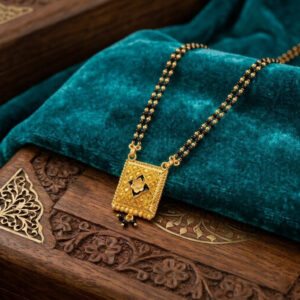 SUHANA SQUARE GOLD MANGALSUTRA- 22K JEWELLERY