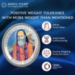 SIMHA MMTC SWAMI BRAHMANANDA SARASWATI 31.10GM SILVER COIN