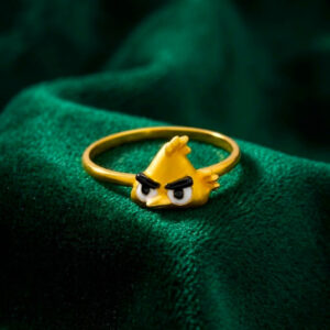 ANGRY BIRD KIDS GOLD RING - 22K JEWELLERY