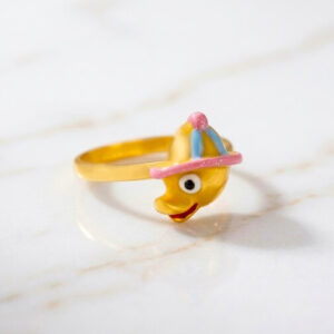 HAPPY DUCKLING KIDS GOLD RING - 22K JEWELLERY