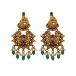 RAJWADI NEELA GOLD JHUMKAS-22K JEWELLERY