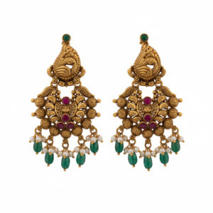 RAJWADI NEELA GOLD JHUMKAS-22K JEWELLERY