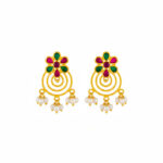 RAJIKA CHAKRA GOLD DANGLERS- 22K JEWELLERY