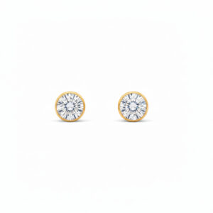 GOLDEN GRACE ROUND STUDS- 22K JEWELLERY