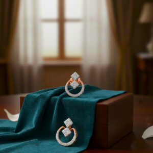 DIAMOND CASCADE STUDS - 18K JEWELLERY