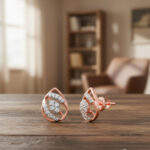 TEARDROP WHISPER DIAMOND STUDS - 18K JEWELLERY