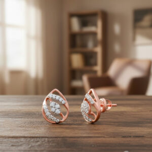 TEARDROP WHISPER DIAMOND STUDS - 18K JEWELLERY