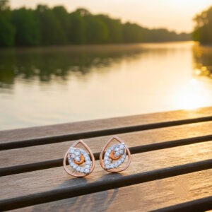 NATURES GRACE DIAMOND STUDS - 18K JEWELLERY