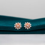 CELESTIAL FLOWER DIAMOND STUDS - 18K JEWELLERY