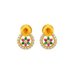 MEHER GLOW GOLD STUDS- 22K JEWELLERY