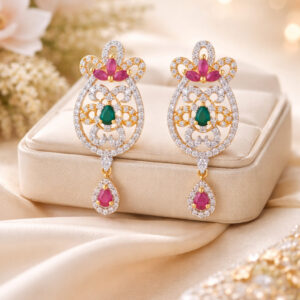 TIMELESS BLOSSOM GOLD EARRINGS - 22K JEWELLERY