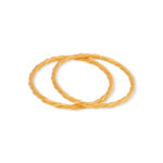 GOLDEN TWIST BANGLES - 22K JEWELLERY