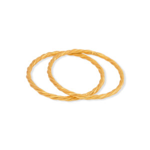 GOLDEN TWIST BANGLES - 22K JEWELLERY