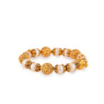 GOLDEN PEARL GLOW BANGLES - 22K JEWELLERY