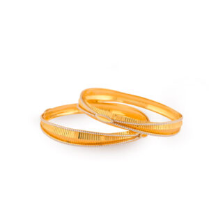 GOLD RAYRING BANGLES - 22K JEWELLERY