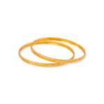 ANTIQUE CHARM GOLD BANGLES - 22K JEWELLERY