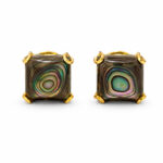 OLIVE SPARK GOLD STUDS- 22K JEWELLERY