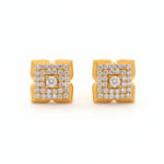 NOBLE RADIANCE CZ STUDS- 22K JEWELLERY