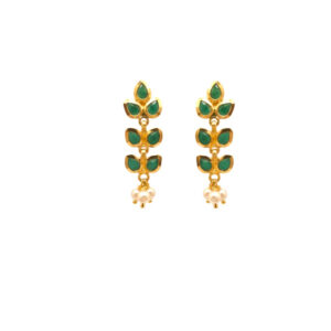 VERDANT VINE GOLD EARRINGS - 22K JEWELLERY