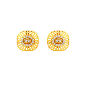 CLASSIC RAY GOLD STUDS- 22K JEWELLERY