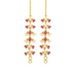 CRIMSON PEARL GOLD MATTAL - 22K JEWELLERY