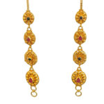 ROYAL DROP GOLD MATTAL - 22K JEWELLERY