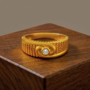SUTRA SPARK MEN'S GOLD RING - 22K JEWELLERY