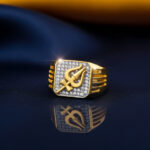 DIVINE COURAGE MEN'S GOLD RING - 22K JEWELLERY