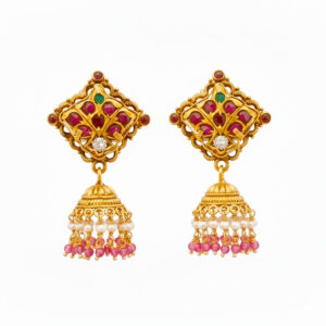 VARNIKA HERITAGE GOLD JHUMKI- 22K JEWELLERY