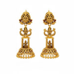 DIVYA DEEPA TEMPLE JHUMKAS- 22K JEWELLERY