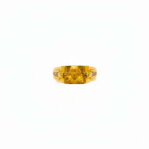 SAI BABA MEN'S GOLD RING - 22K JEWELLERY