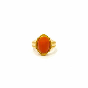 CORAL CREST MEN'S GOLD RING - 22K JEWELLERY