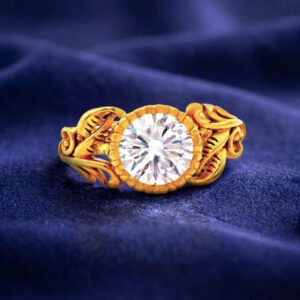 AURIC RIDGE MEN'S GOLD RING - 22K JEWELLERY
