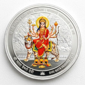MMTCPAMP MATA VAISHNO DEVI (999.9) 50GM SILVER MINTED COIN