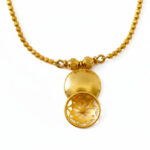 DUAL DISC ELEGANCE GOLD MANGALSUTRA- 22K JEWELLERY