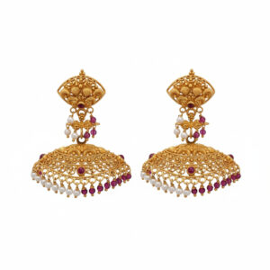 AAROHI RATNA GOLD JHUMKAS-22K JEWELLERY