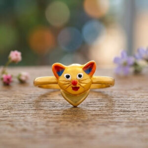 MEOW MAGIC KIDS GOLD RING - 22K JEWELLERY