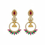 NOOR CHAKRA GOLD EARRINGS - 22K JEWELLERY
