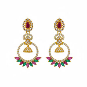 NOOR CHAKRA GOLD EARRINGS - 22K JEWELLERY